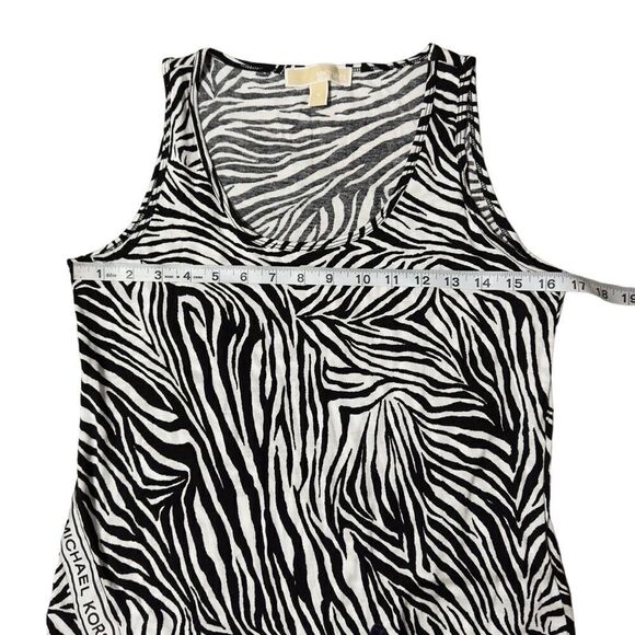 MICHAEL Michael Kors Black & White Zebra Sleeveless Jersey Dress MEDIUM - Picture 7 of 14